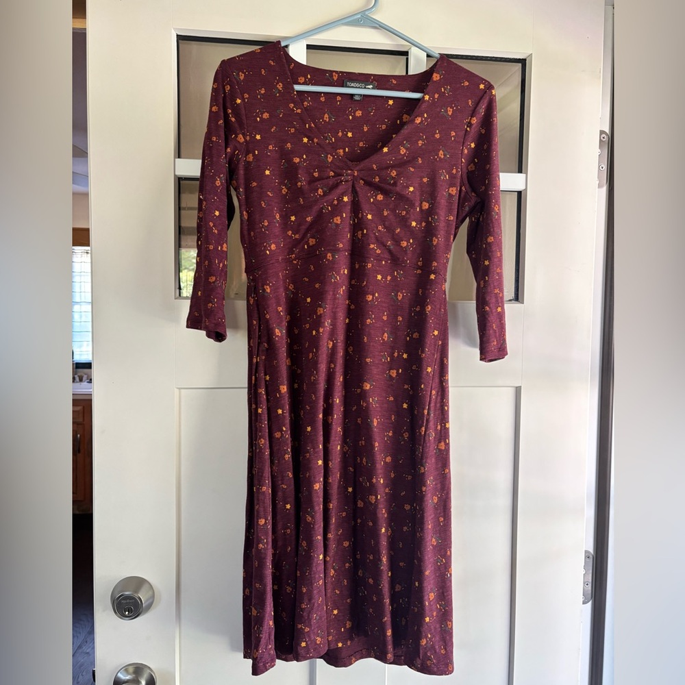 Toad&Co Plum Rosalinda II Dress